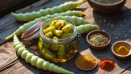 Best Colocasia Stem Pickle Recipe – Healthy, Homemade & Flavorful