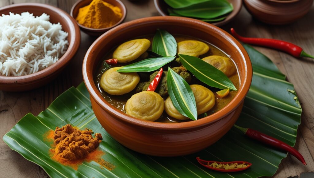 Charota Patta Curry Recipe